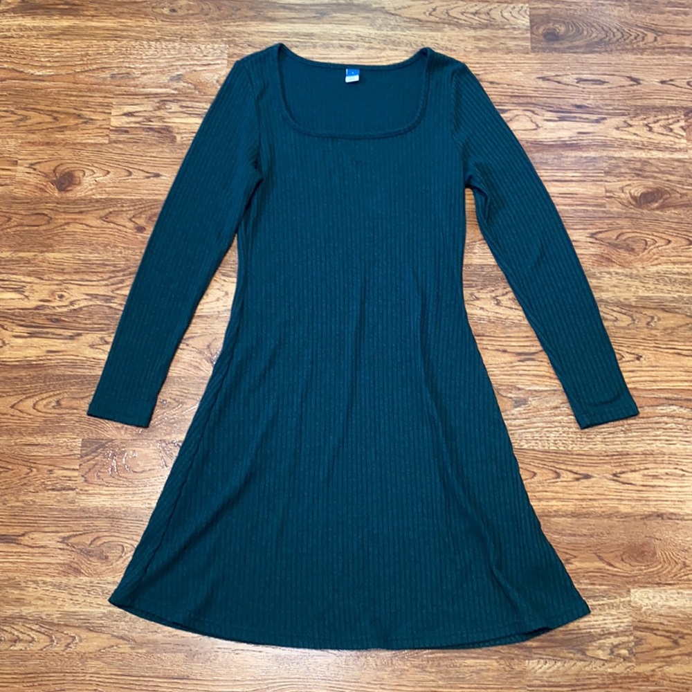 Old Navy Green Square Neck Dress